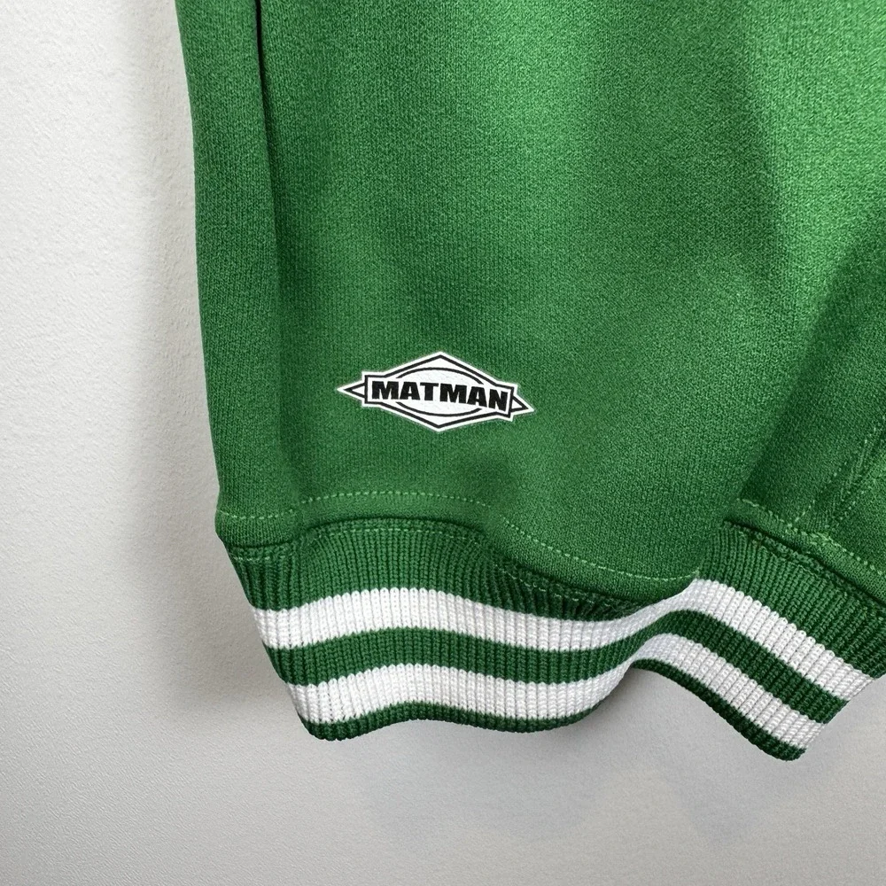 Matman Wrestling Singlet Green White Trim Athletic One Piece Adult‎ XS